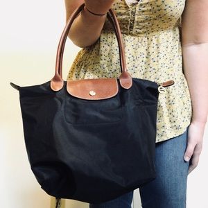 Longchamp Le Pliage Mini Tote Black NWOT